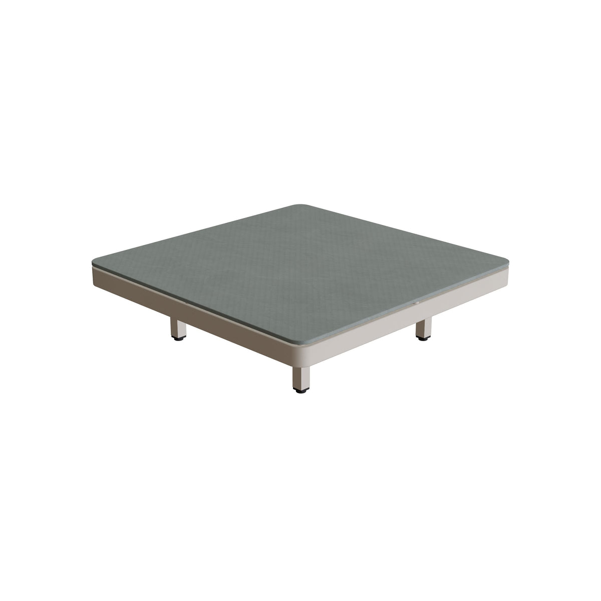 Royal Botania Alura Lounge Tisch 80 × 80 cm, Tischmodul (Sockelhöhe), Gestell pebble, Keramik steingrün (Verdezza Amazon)