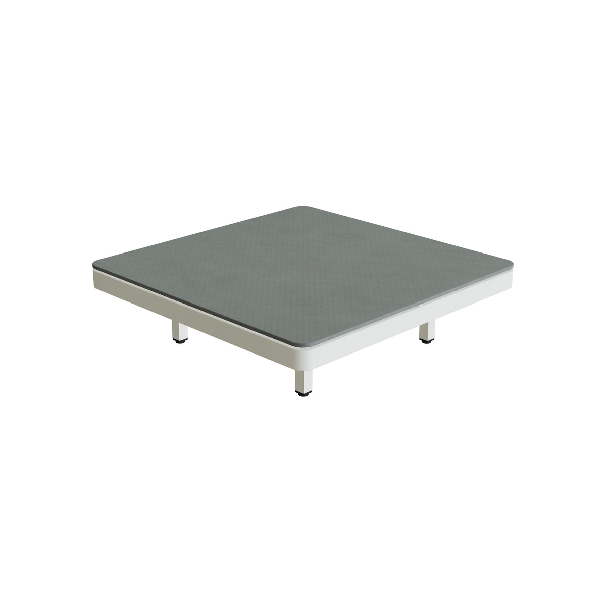 Royal Botania Alura Lounge Tisch 80 × 80 cm, Tischmodul (Sockelhöhe), Gestell weiß, Keramik steingrün (Verdezza Amazon)