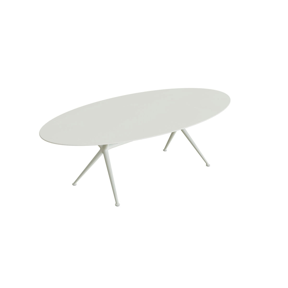 Royal Botania Exes Tisch Ellipse 250 x 130 cm – weiß · Keramik weiß (white)