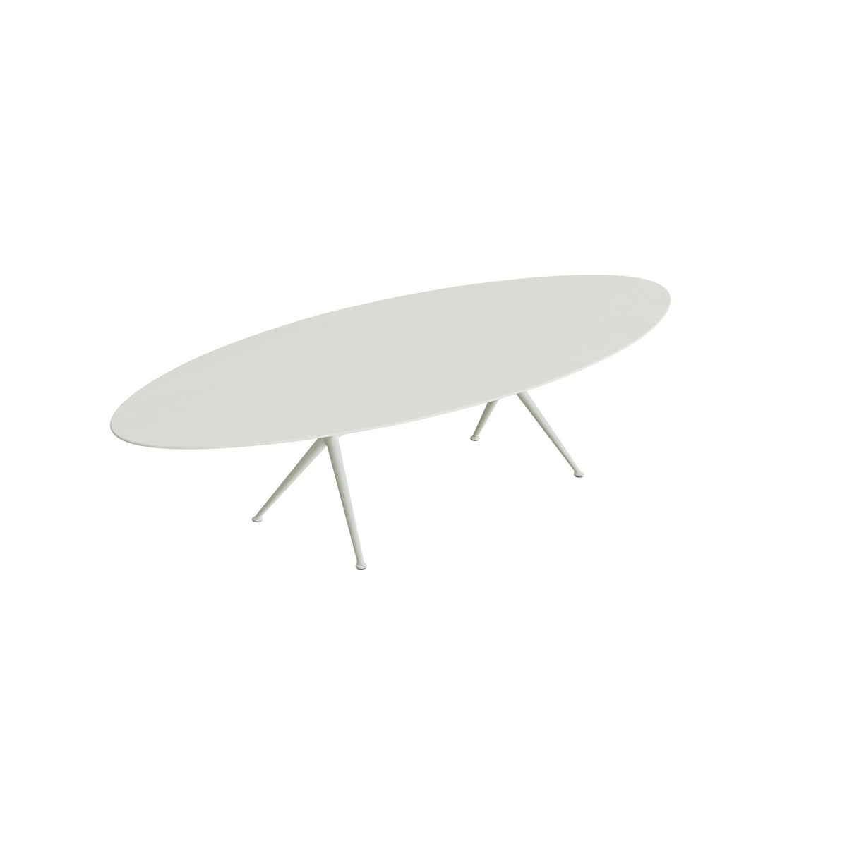 Royal Botania Exes Tisch Ellipse 320 x 140 cm – weiß · Keramik weiß (white)