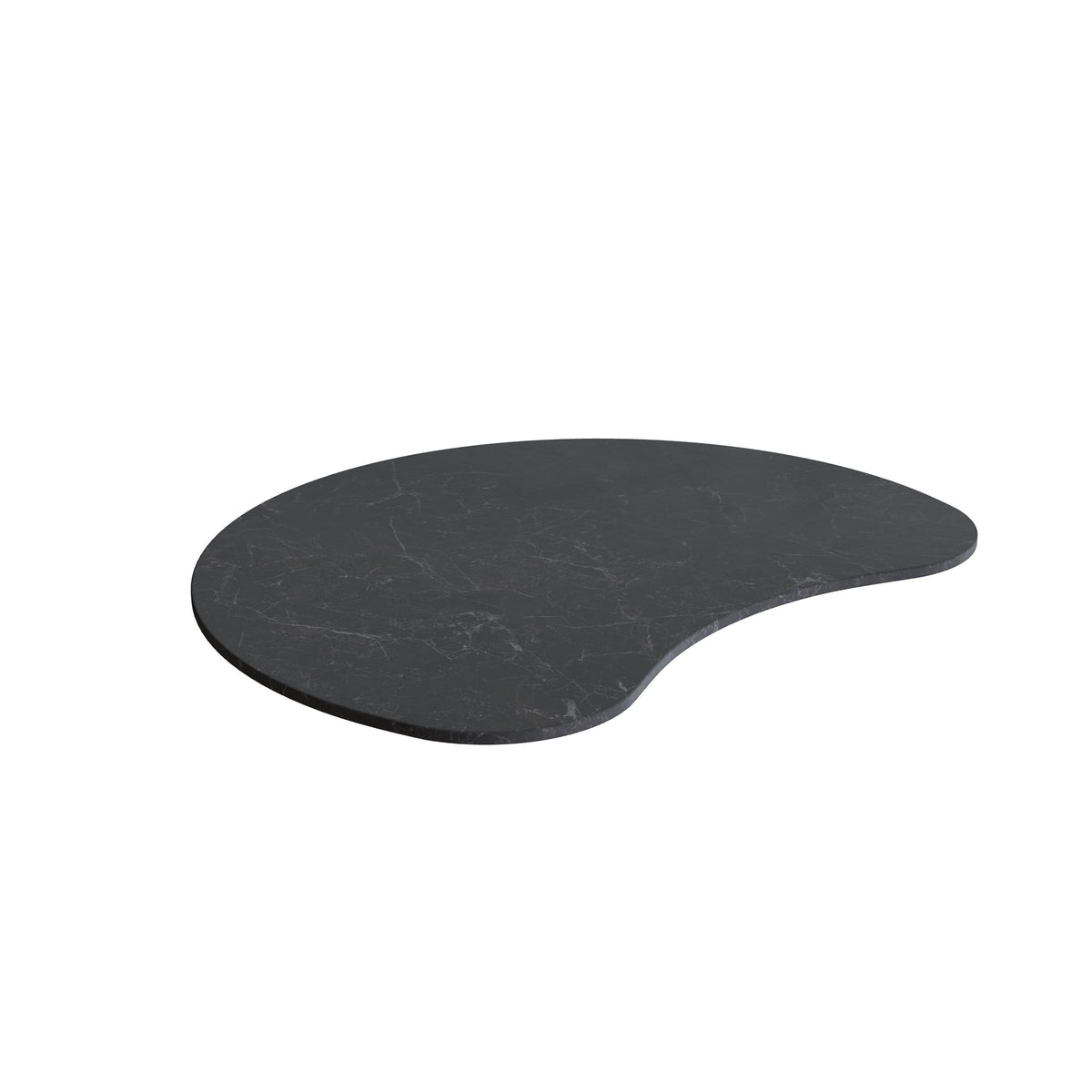 Royal Botania Organix Lounge Tisch 07, Keramik schwarz geädert (Nero Marquina)