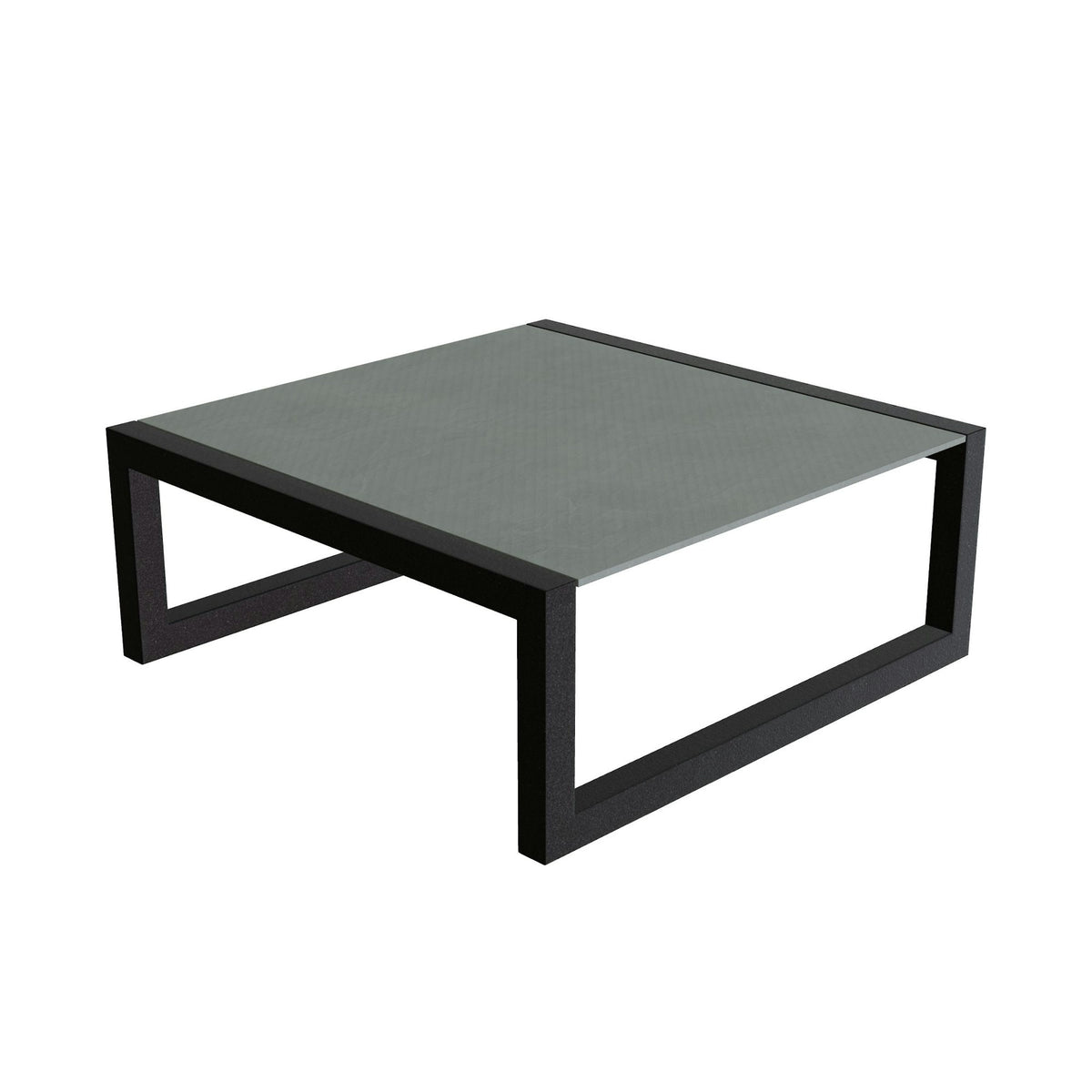 Royal Botania Ninix Loungetisch 90 x 90 cm – bronze · Keramik steingrün (Verdezza Amazon)
