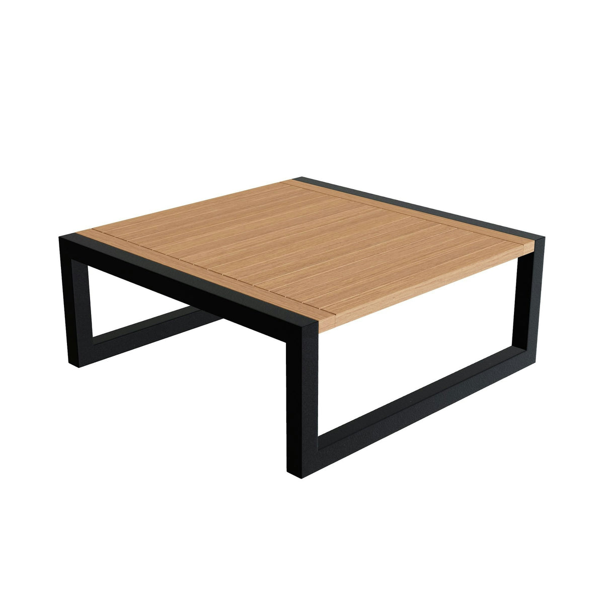 Royal Botania Ninix Loungetisch 90 x 90 cm – anthrazit · Teak