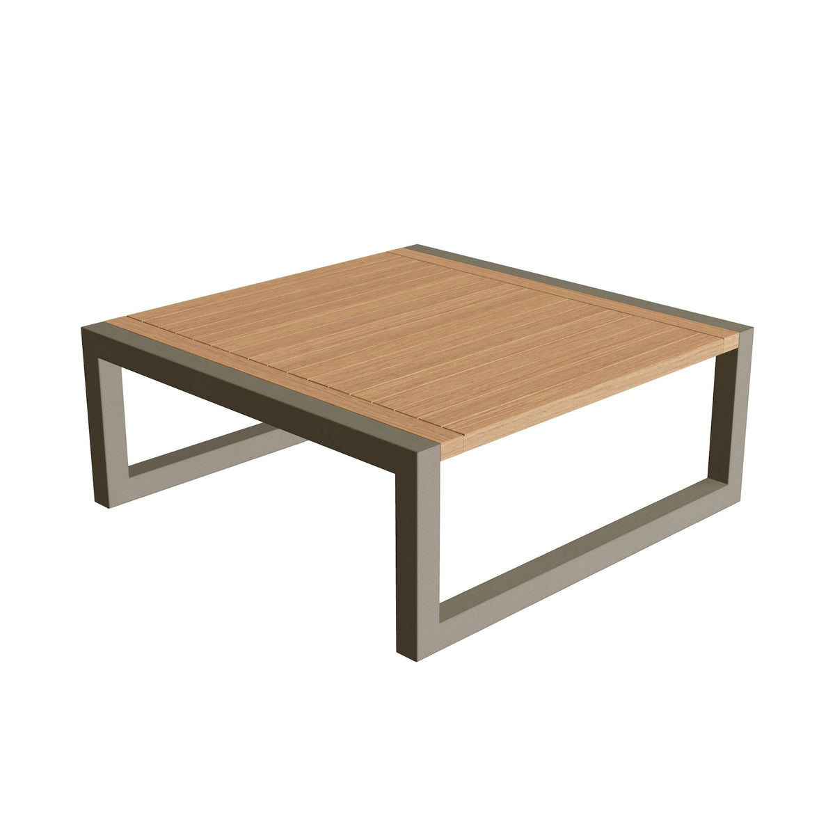Royal Botania Ninix Loungetisch 90 x 90 cm – sand · Teak
