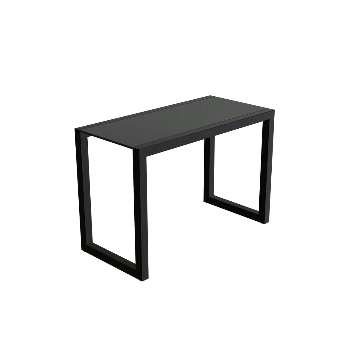 Royal Botania Ninix Lounge Beistelltisch 40S – bronze · Keramik schwarz (black)
