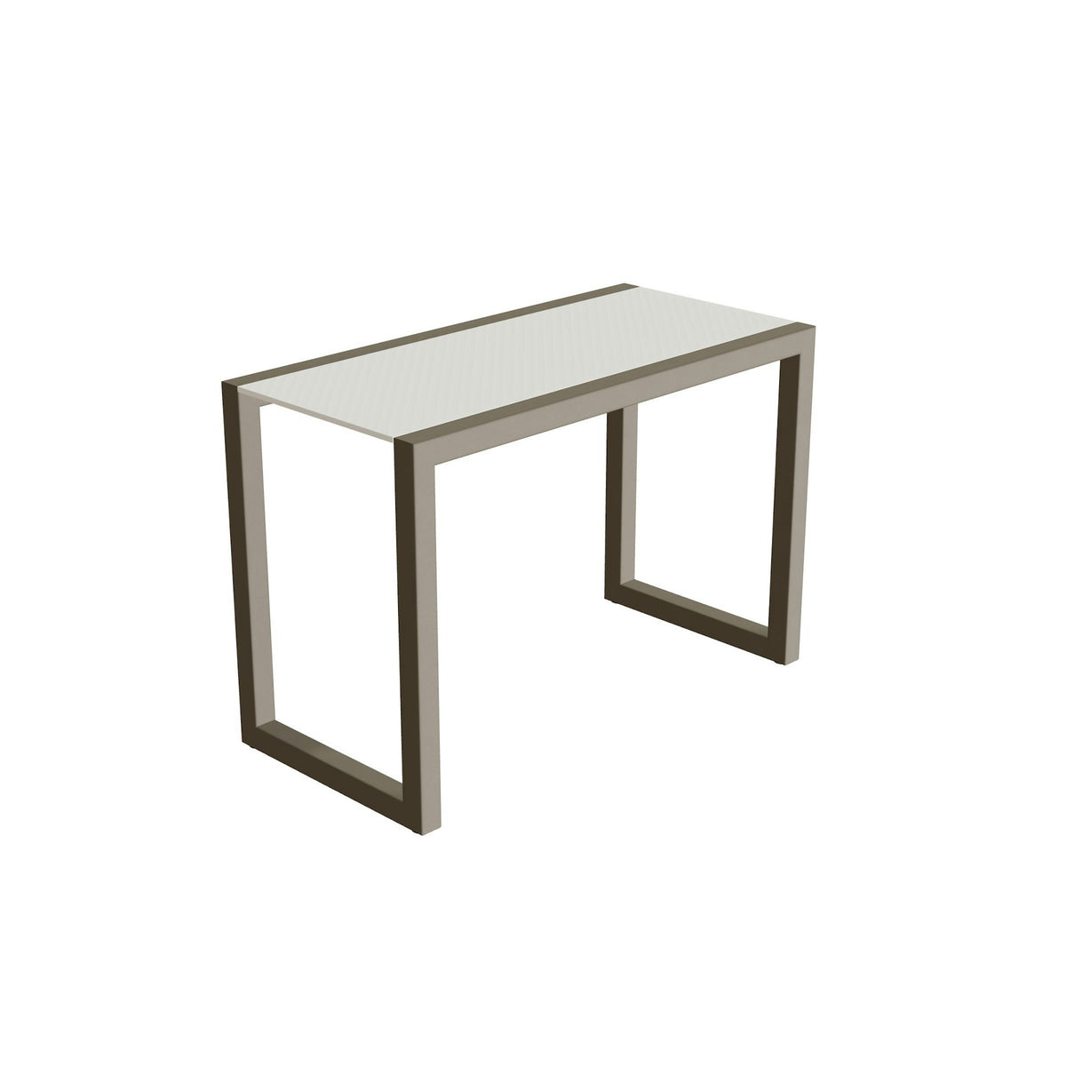 Royal Botania Ninix Lounge Beistelltisch 40S – sand · Keramik weiß (white)