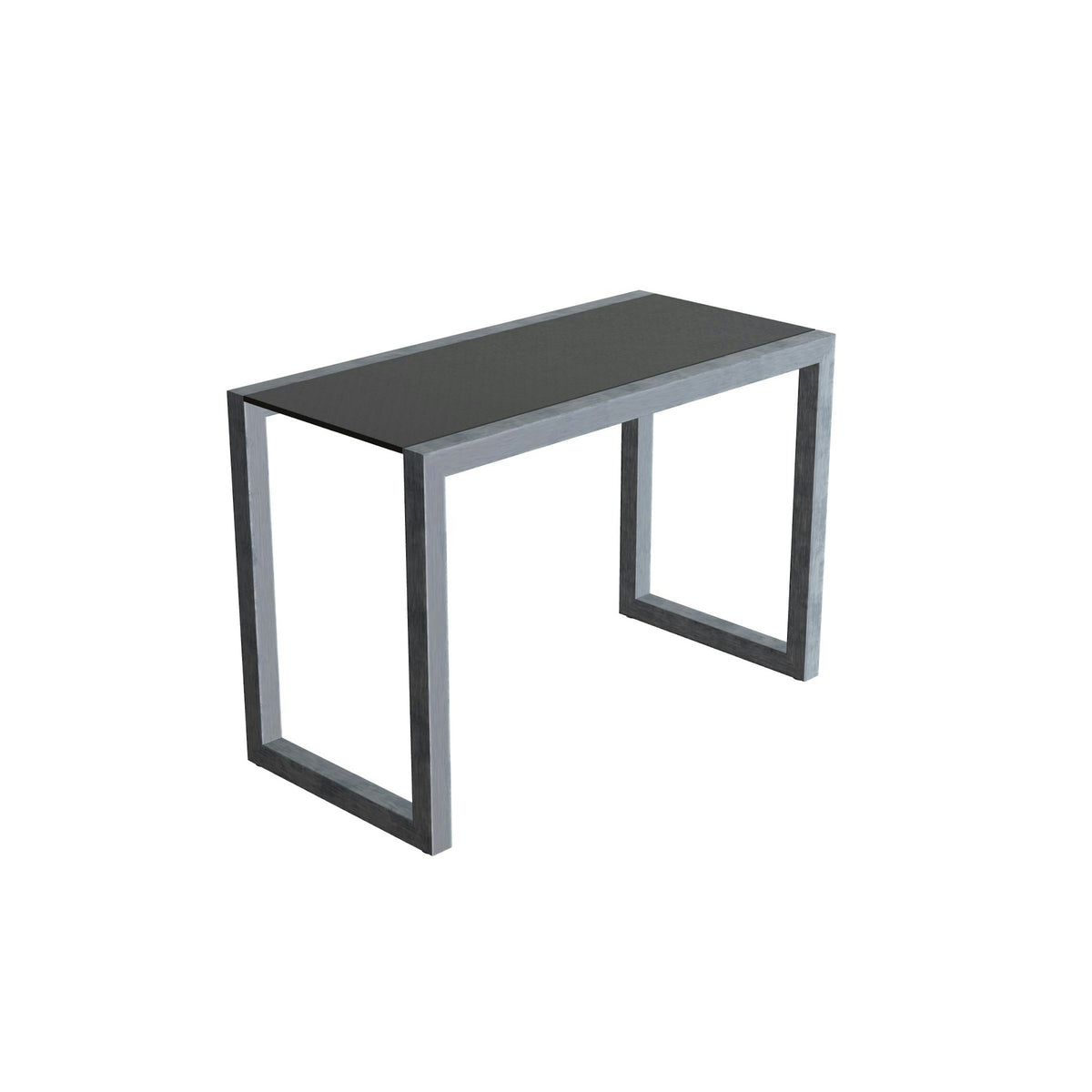 Royal Botania Ninix Lounge Beistelltisch 40S – Edelstahl elektropoliert · Keramik schwarz (black)