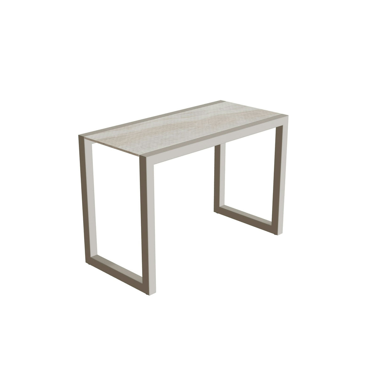 Royal Botania Ninix Lounge Beistelltisch 40S – pebble · Keramik grau-braun geädert (Strato Quartz)