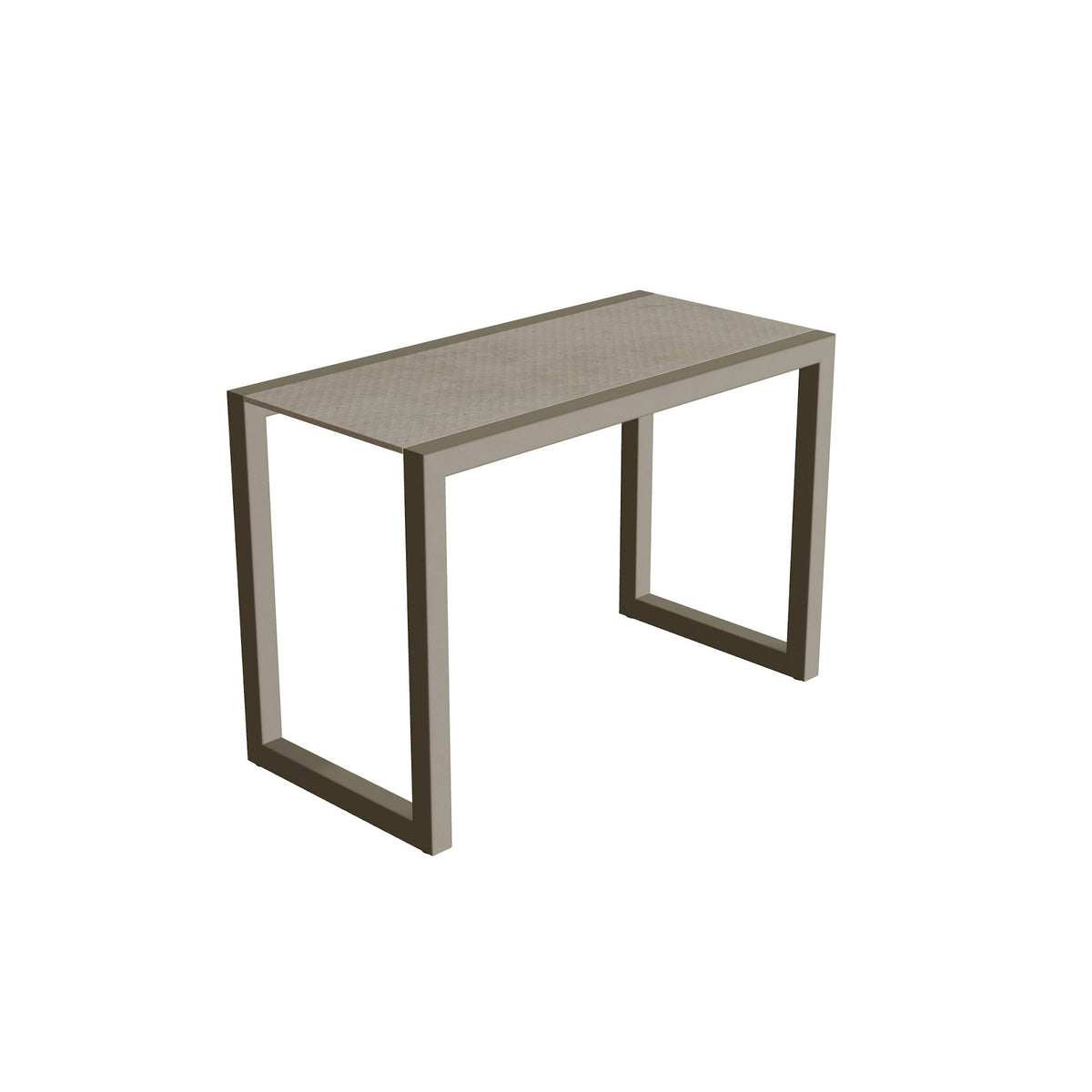 Royal Botania Ninix Lounge Beistelltisch 40S – sand · Keramik graubraun (Terra Sabbia)