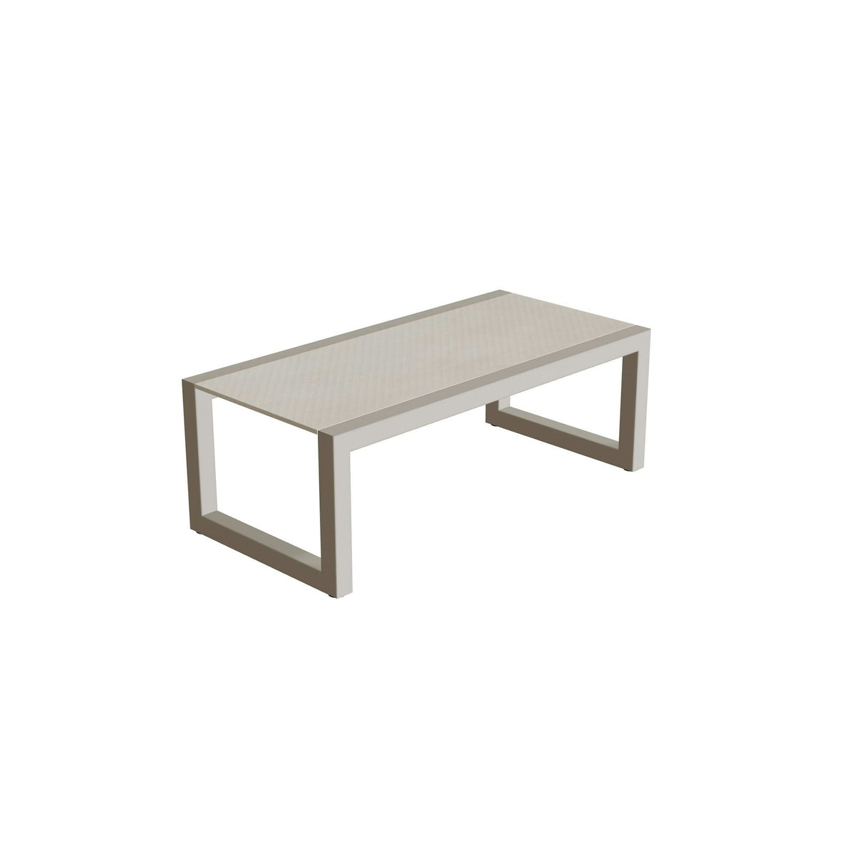 Royal Botania Ninix Lounge Tisch 40T – pebble · Keramik zementgrau (Cemento Luminoso)