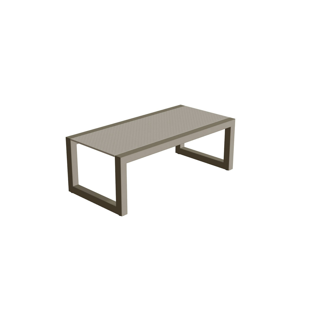 Royal Botania Ninix Lounge Tisch 40T – sand · Keramik perlgrau (Pearl Grey)
