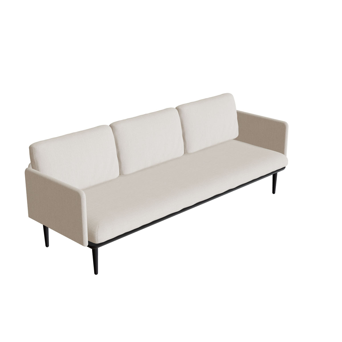 Royal Botania Styletto Lounge Sofa 3-Sitzer, Gestell bronze