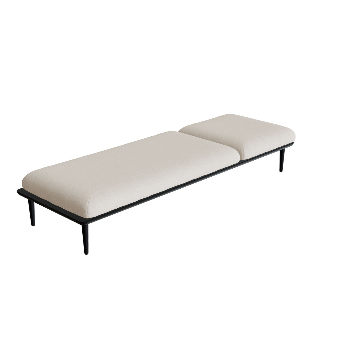 Royal Botania Styletto Lounge Sitzbasis 216 x 72 cm verstellbar, Gestell bronze
