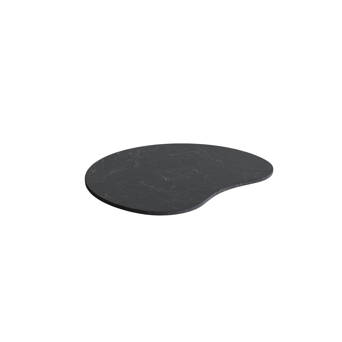 Royal Botania Organix Lounge Tisch 08, Keramik schwarz geädert (Nero Marquina)