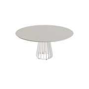 Royal Botania Furniz Tisch rund 160 cm, Esstisch, Gestell pebble, Beton sand (desert)