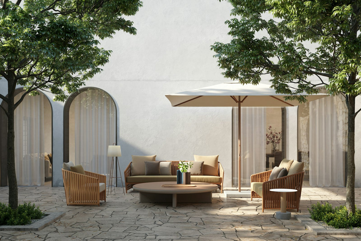 Kettal Bitta Lounge Sofa 2-Sitzer Bela Rope 175 cm – Ambiente Terrasse