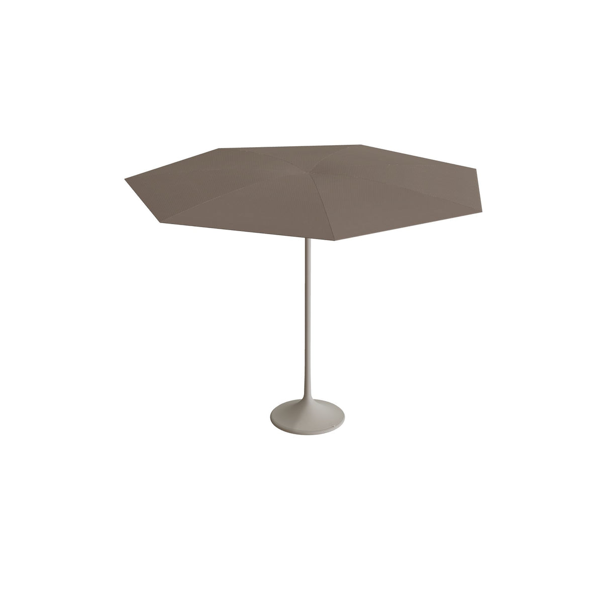 Royal Botania Palma Sonnenschirm Ø 3 m, Gestell pebble, Bespannung cappuccino