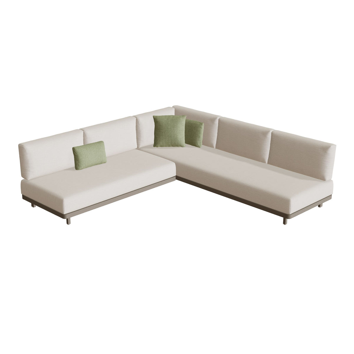 Royal Botania Alura Lounge Set 03, Gestell sand, Bespannung perlgrau (pearl grey)