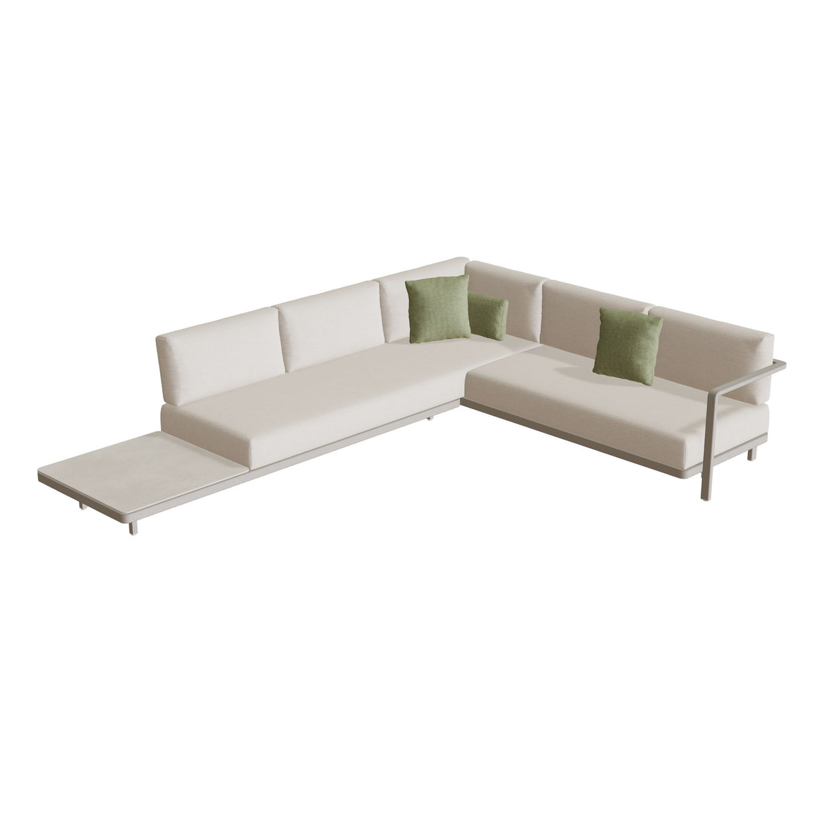 Royal Botania Alura Lounge Set 10 Anordnung A, Gestell pebble, Bespannung perlgrau (pearl grey)