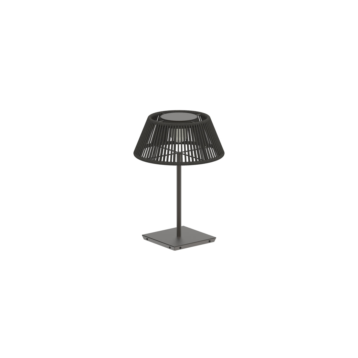 Royal Botania Ropy Tischleuchte für Mozaix Lounge, Gestell anthrazit, Seil bronze
