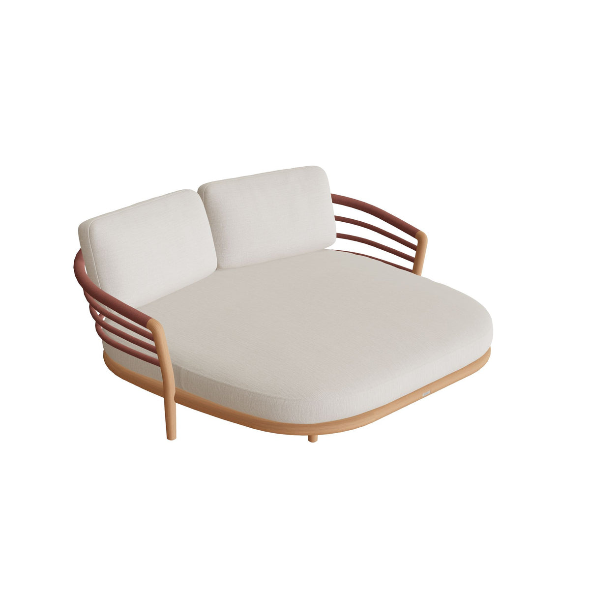 Royal Botania Archy Lounge Daybed, Sleeves ziegelrot (brick)