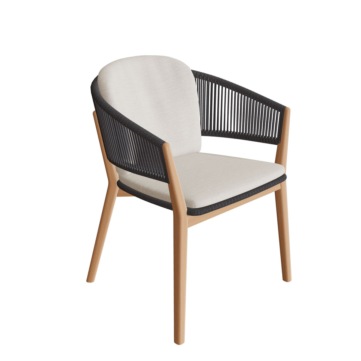 Royal Botania Carés Stuhl Teak, Teak geölt, Faser bronze
