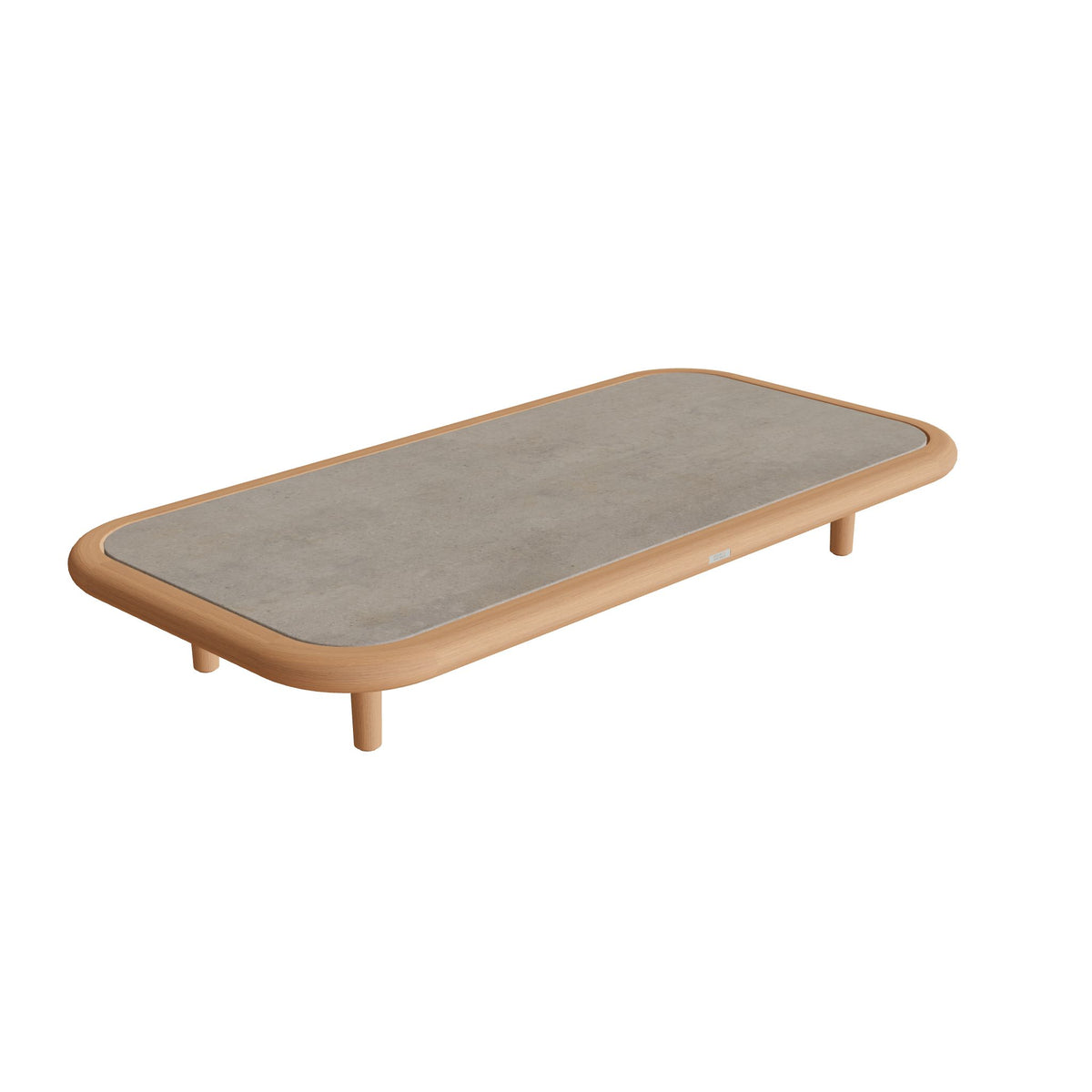 Royal Botania Archy Lounge Loungetisch 150 × 75 cm, Platte Keramik graubraun (Terra Sabbia)