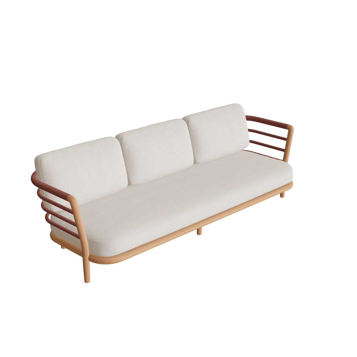 Royal Botania Archy Lounge Dreisitzer, Sleeves ziegelrot (brick)