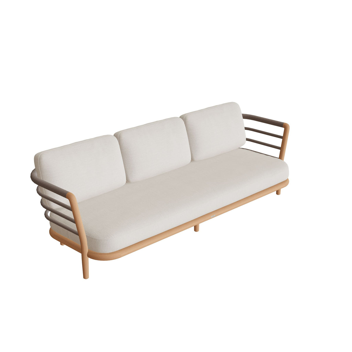 Royal Botania Archy Lounge Dreisitzer, Sleeves cappuccino