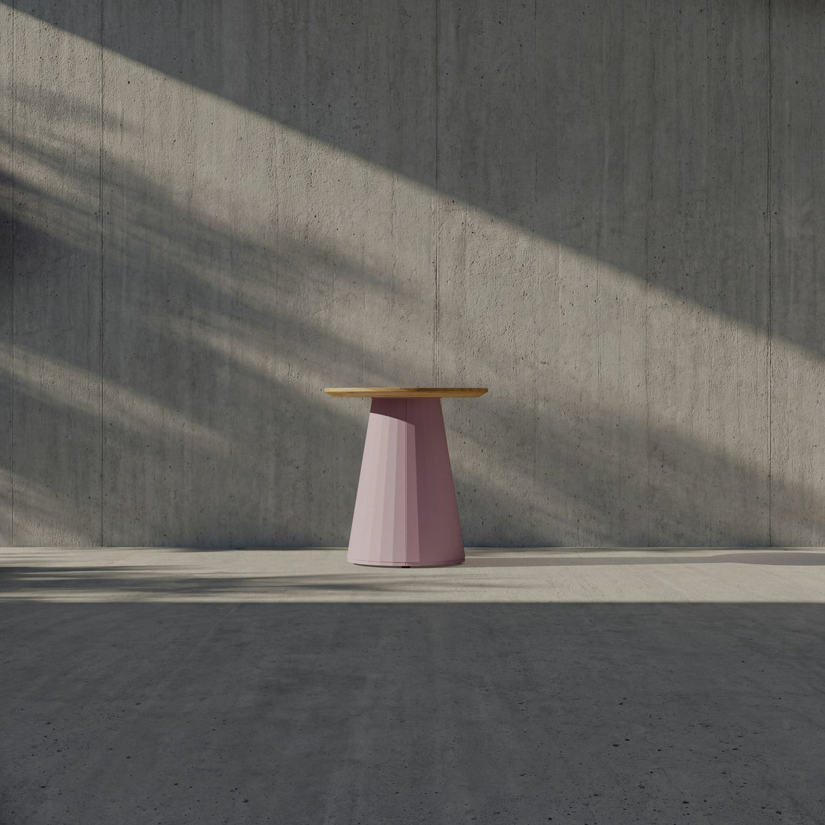 Kettal Cala Beistelltisch 48 cm, rund – Frontansicht