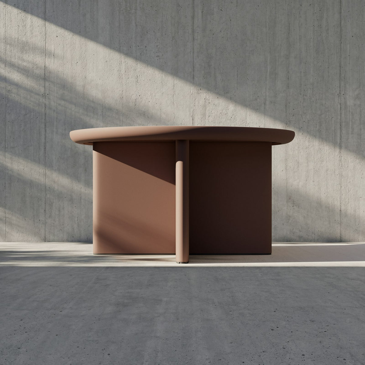 Kettal Cala Esstisch 135 cm, rund – Frontansicht