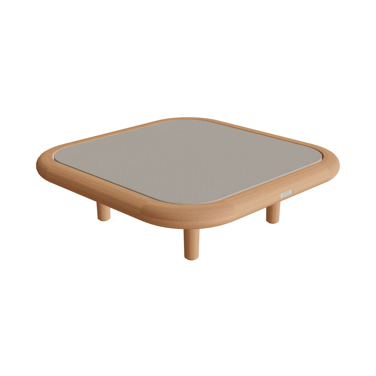 Royal Botania Archy Lounge Loungetisch 75 × 75 cm, Platte Keramik perlgrau (Pearl Grey)