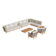 Royal Botania Archy Lounge Set 06