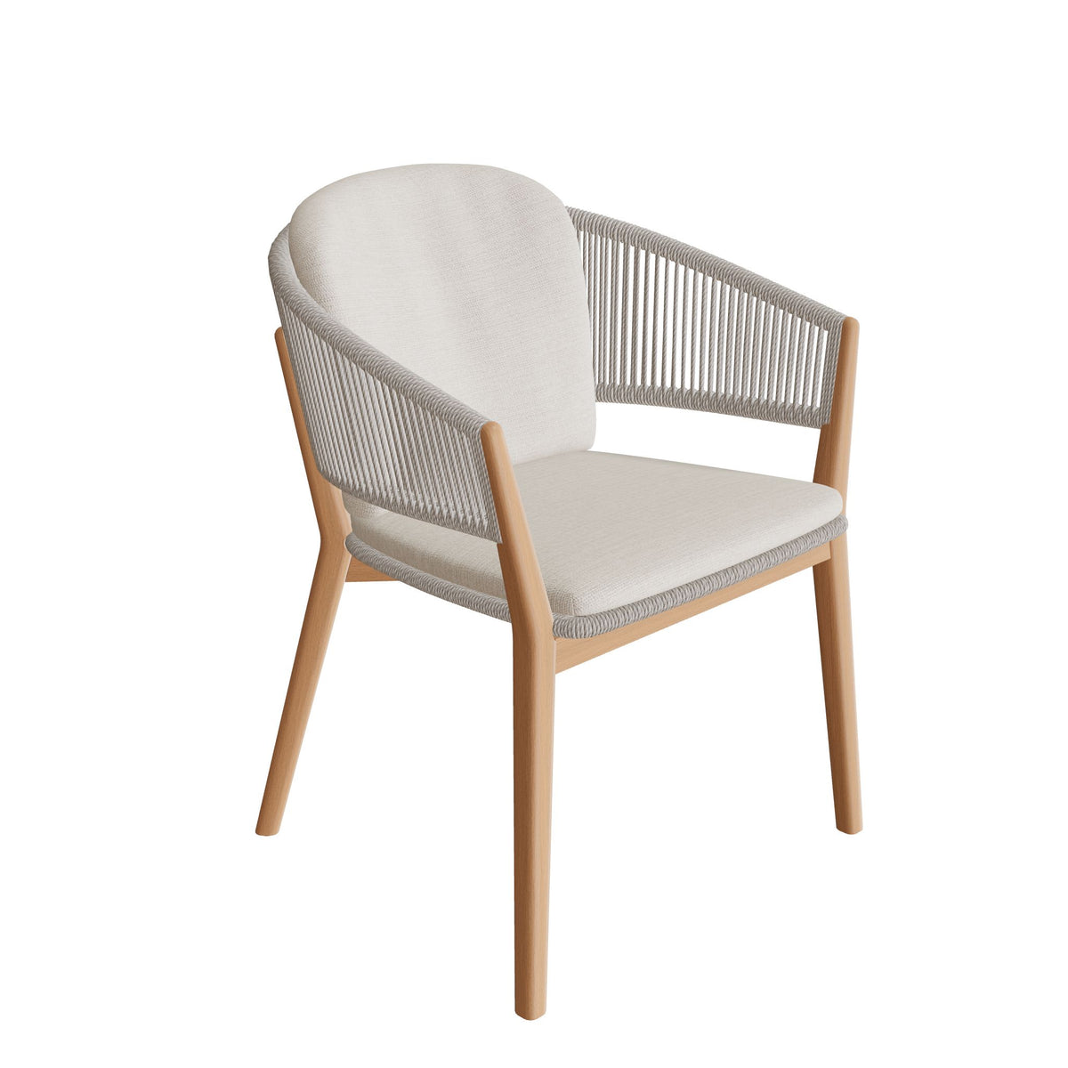 Royal Botania Carés Stuhl Teak, Teak geölt, Faser sand (desert)