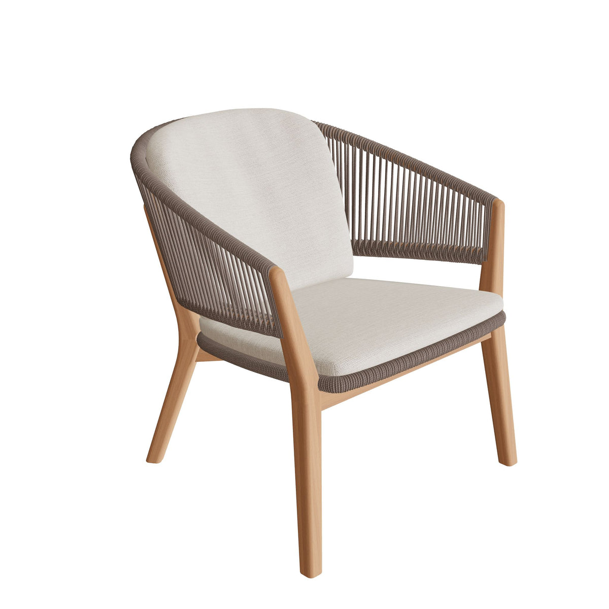 Royal Botania Carés Relaxsessel Teak, Teak natur, Faser cappuccino