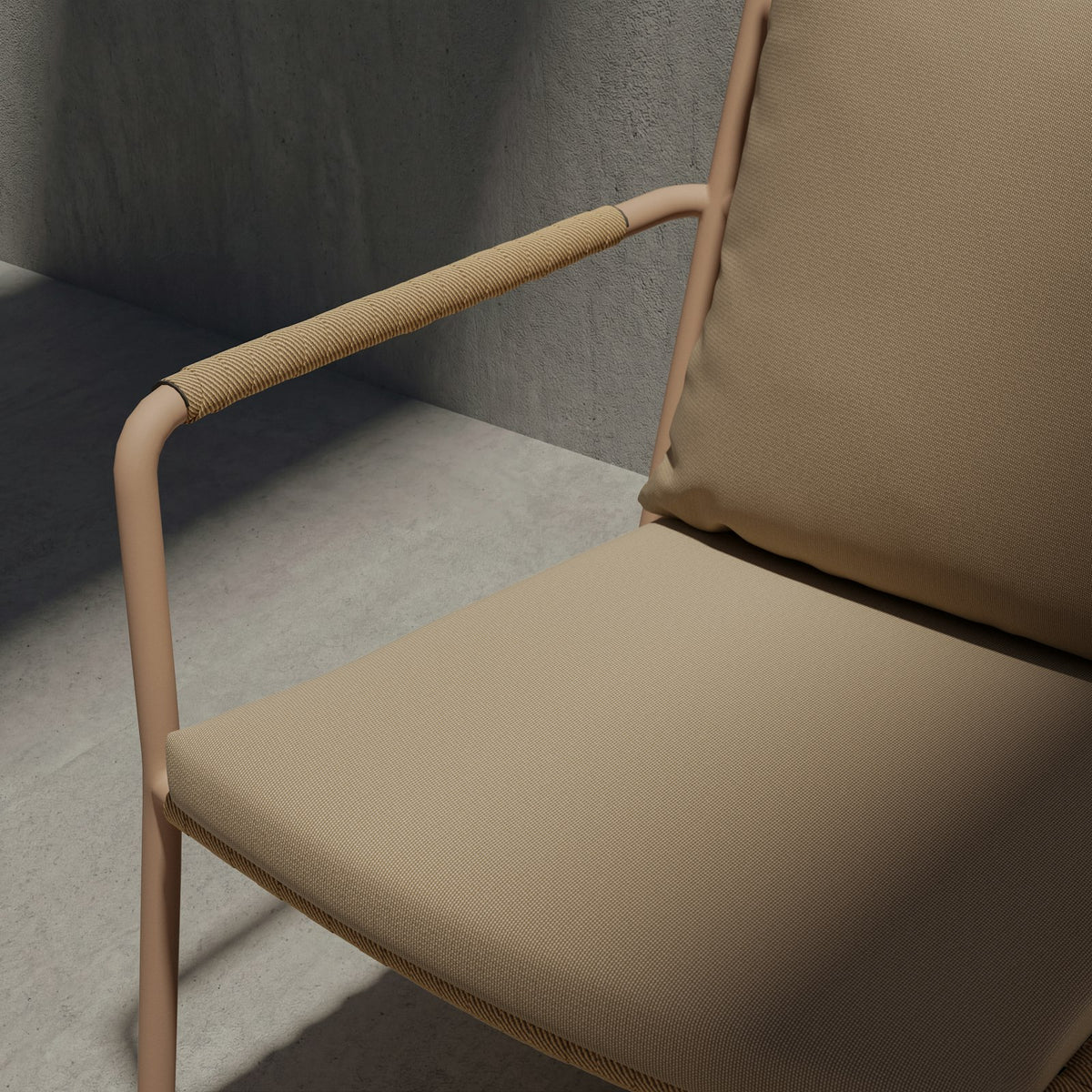 Kettal Net Light Clubsessel – Detailansicht