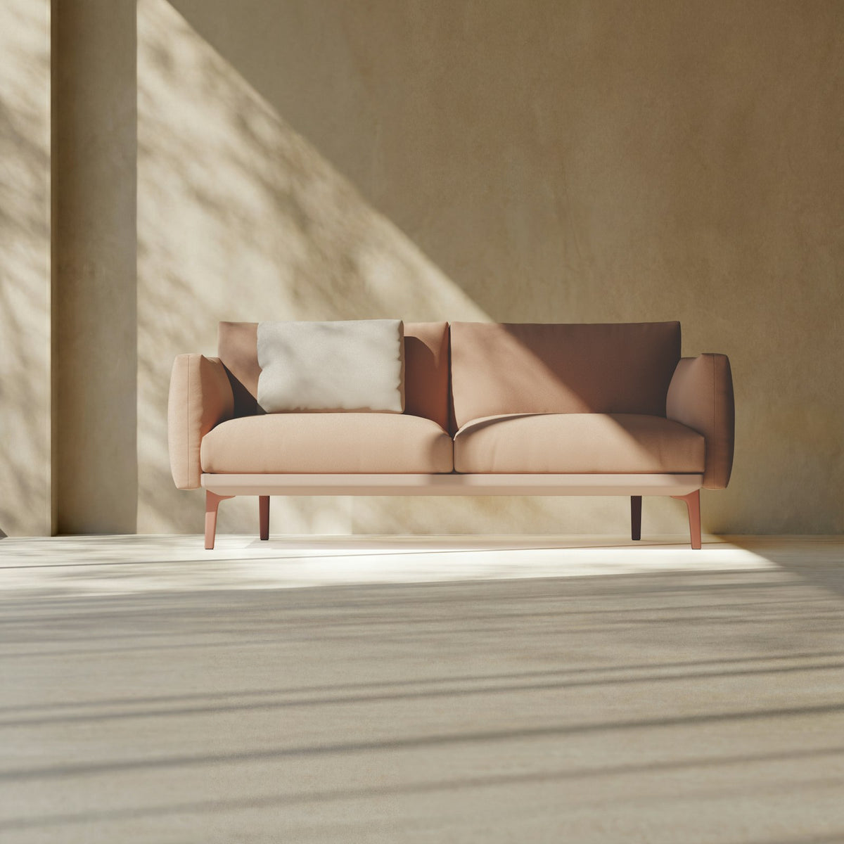 Kettal Boma Sofa 2-Sitzer 184 cm – Frontalansicht