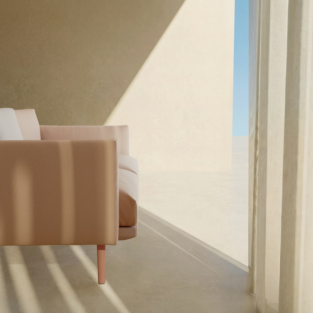 Kettal Boma Sofa 2-Sitzer 184 cm – Seitenansicht