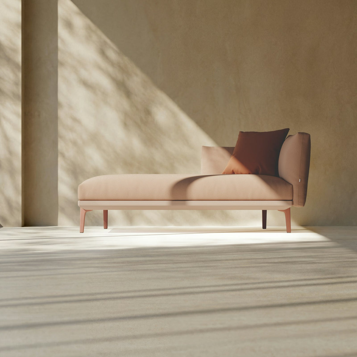 Kettal Boma Daybed rechts – Frontalansicht