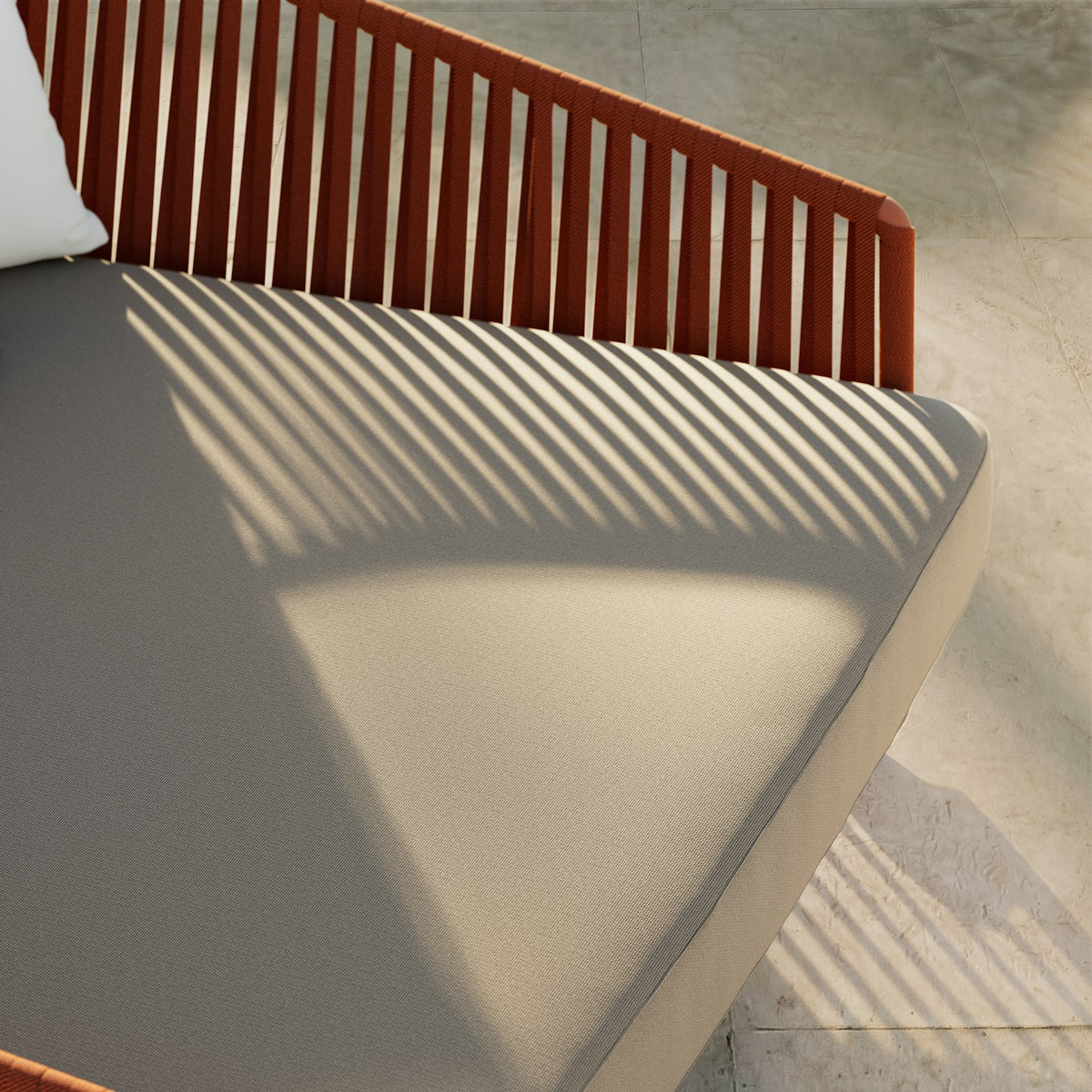 Kettal Bitta Daybed Bela Rope – Detailansicht Geflecht