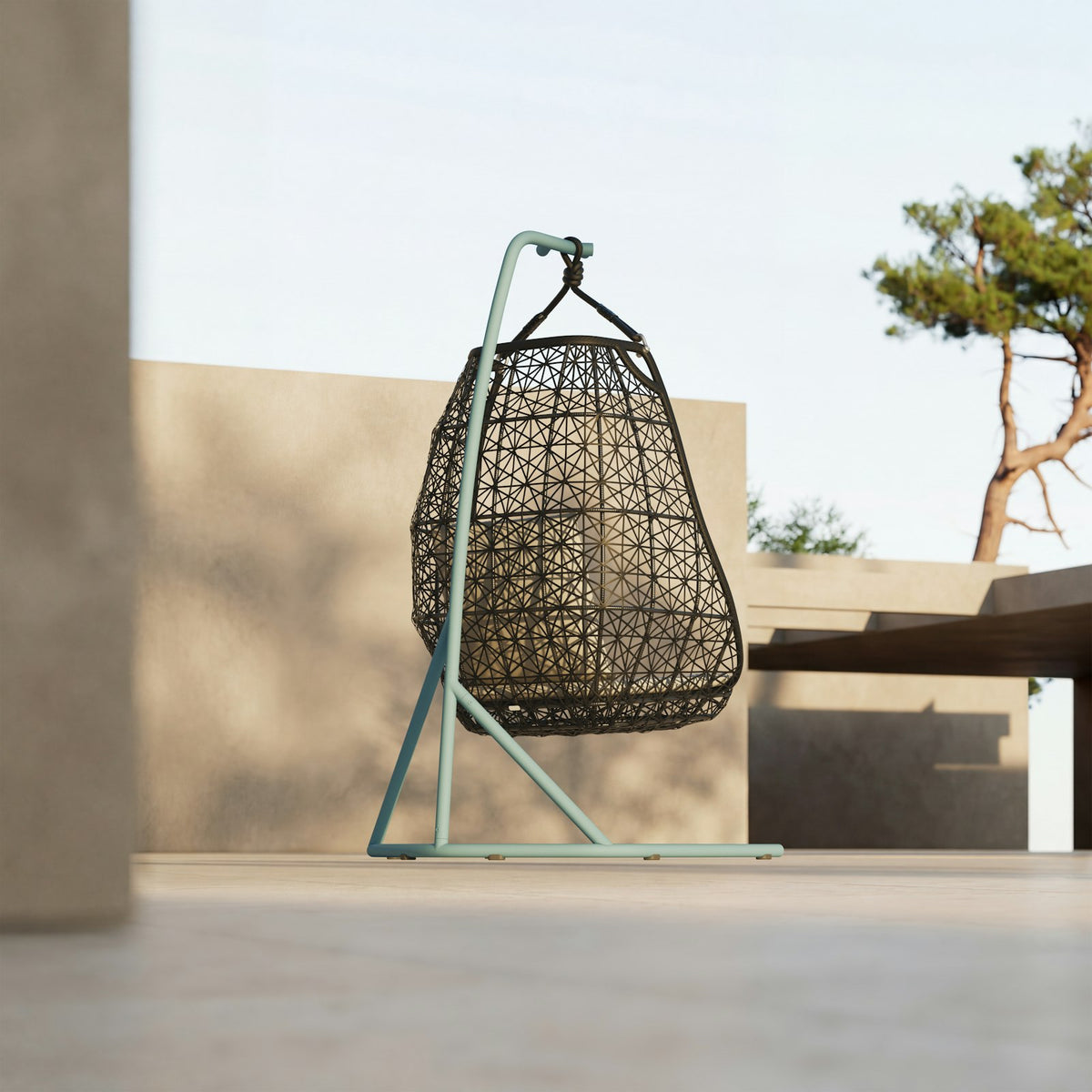 Kettal Maia Egg-Swing Hängesessel – Untersicht