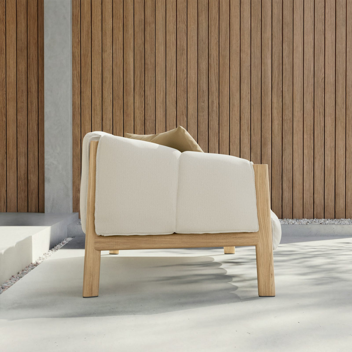 Kettal Plumon Sofa 3-Sitzer 237 cm – Seitenansicht