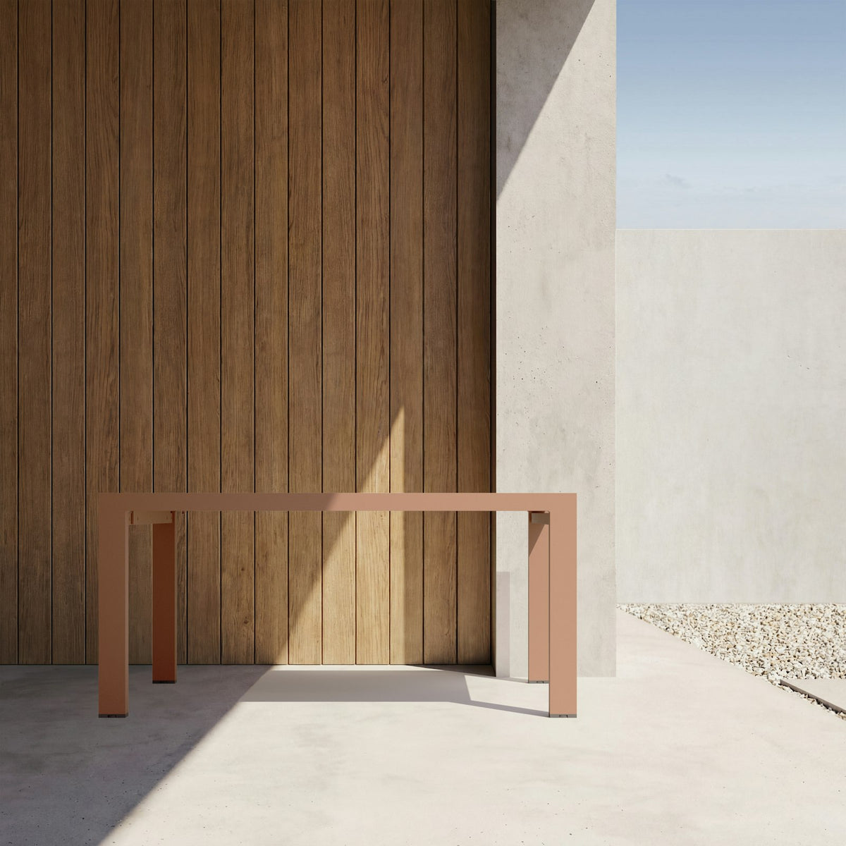 Kettal Landscape Esstisch 6-10 Personen 160/280 cm, ausziehbar – Frontansicht