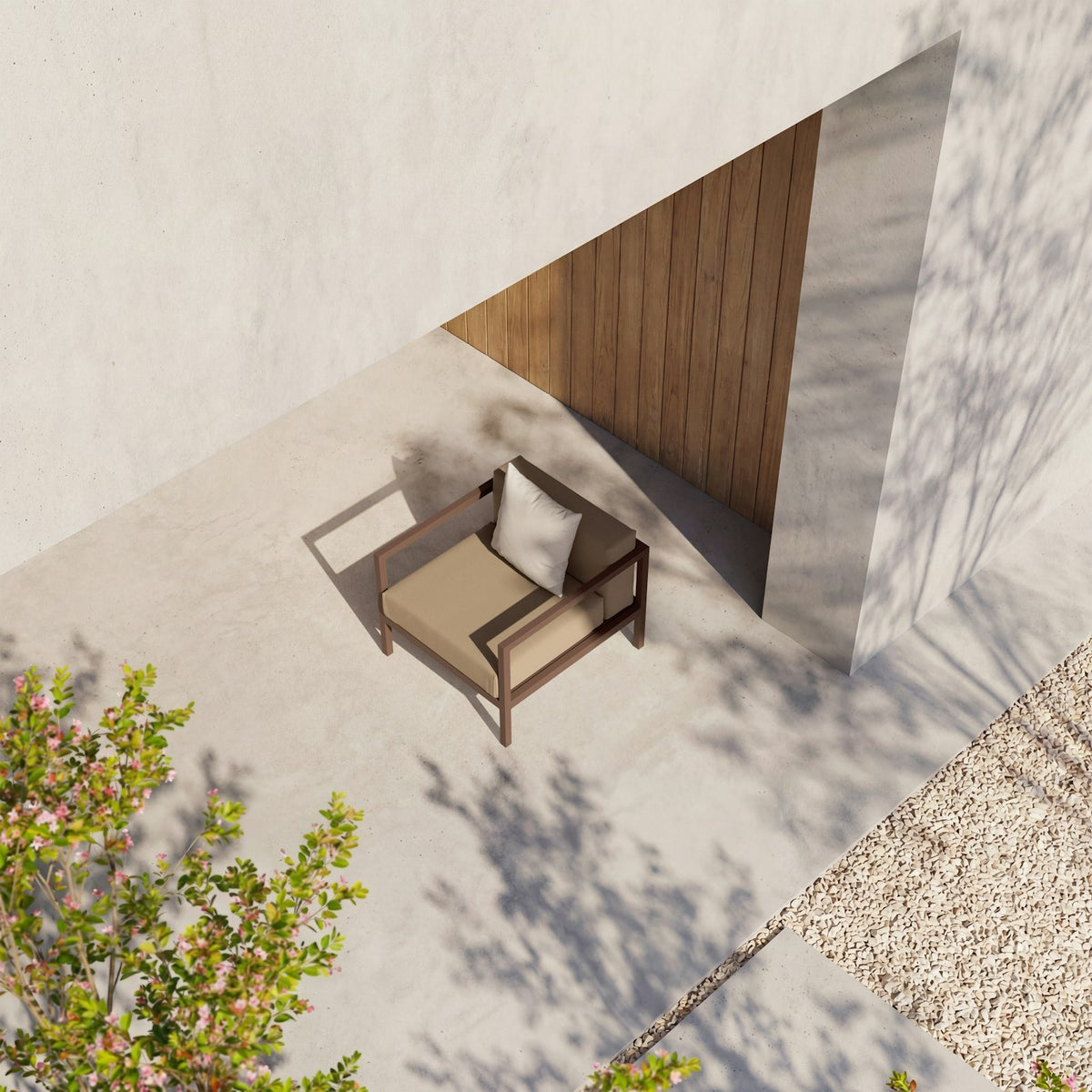 Kettal Landscape Clubsessel L – Draufsicht