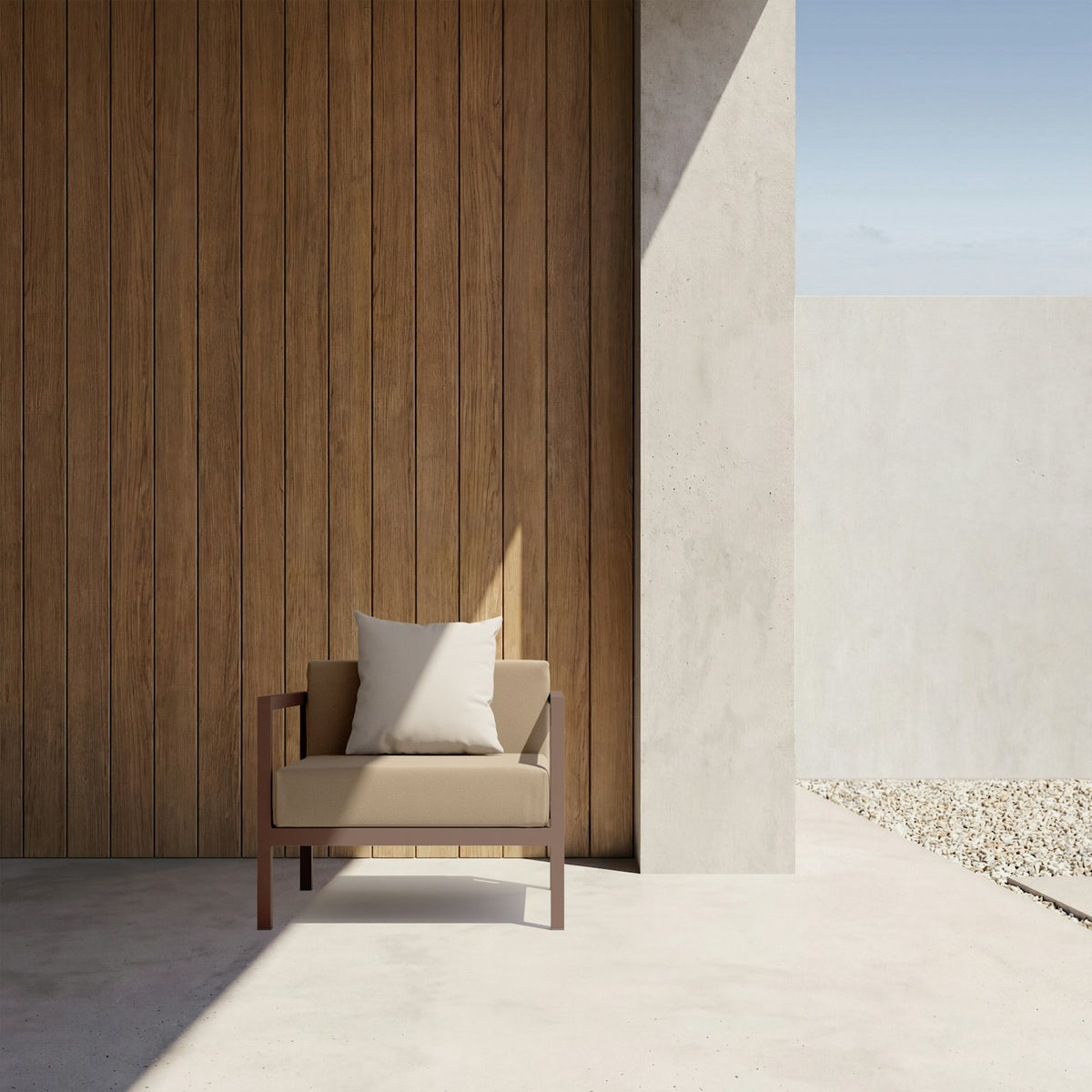 Kettal Landscape Clubsessel L – Frontansicht