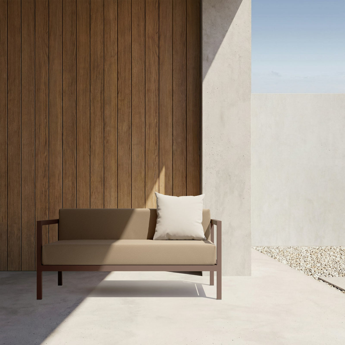 Kettal Landscape Sofa – Frontansicht