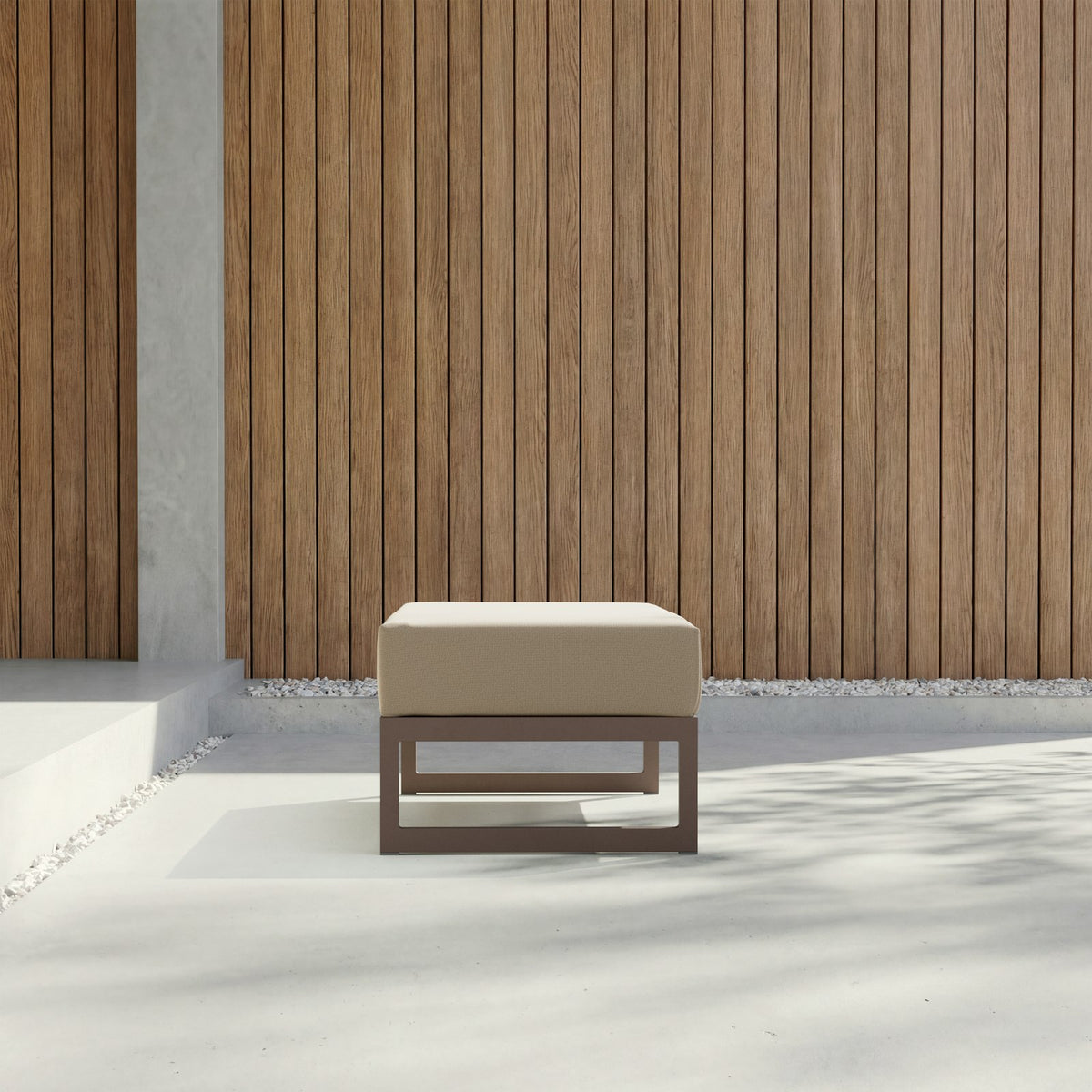 Kettal Landscape Sitzbank 123 cm – Seitenansicht