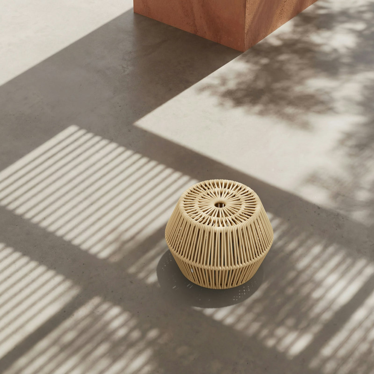 Kettal Objects Pouf hoch – Draufsicht Detail
