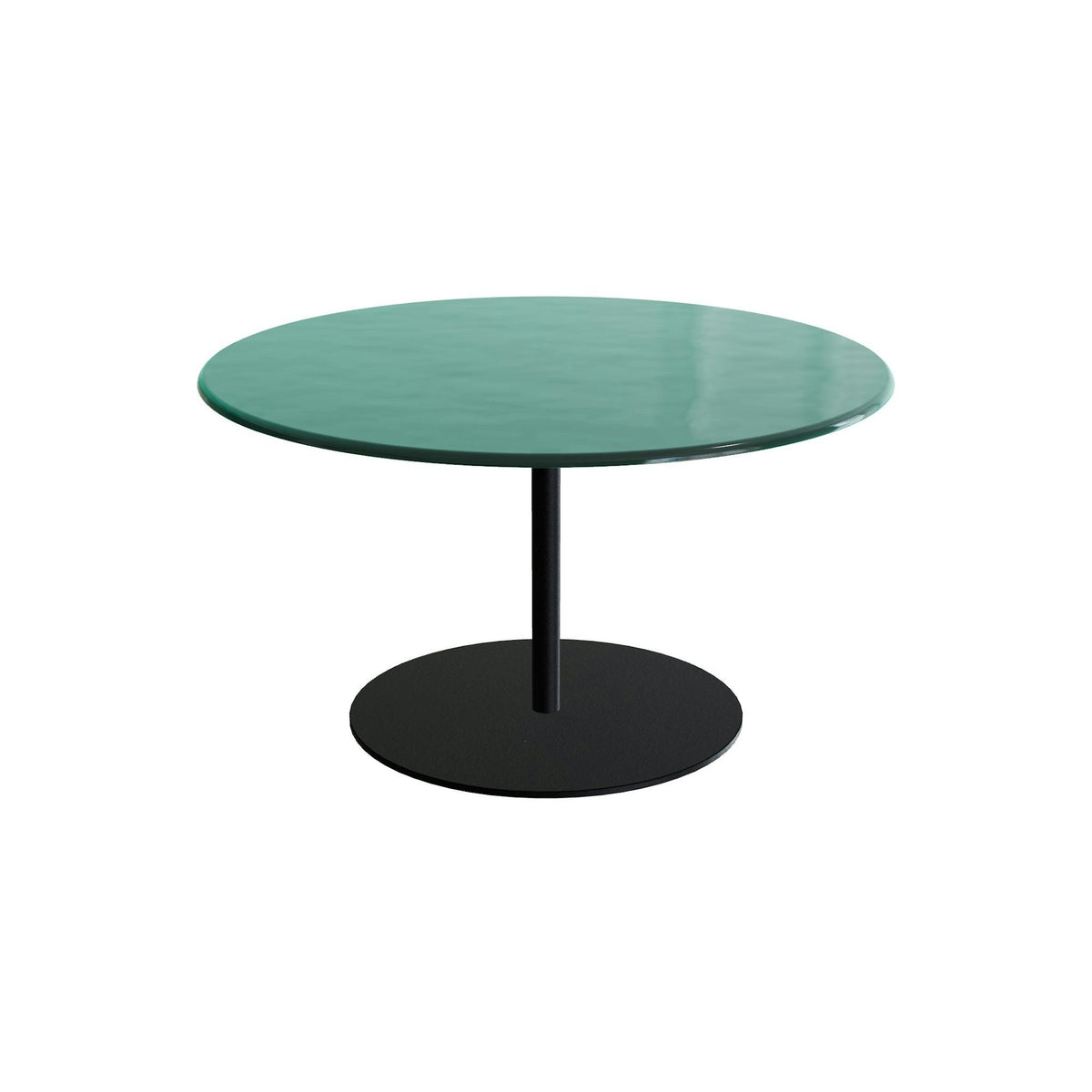 Royal Botania Butler Loungetisch 75 cm – anthrazit · Glas Ondula verde