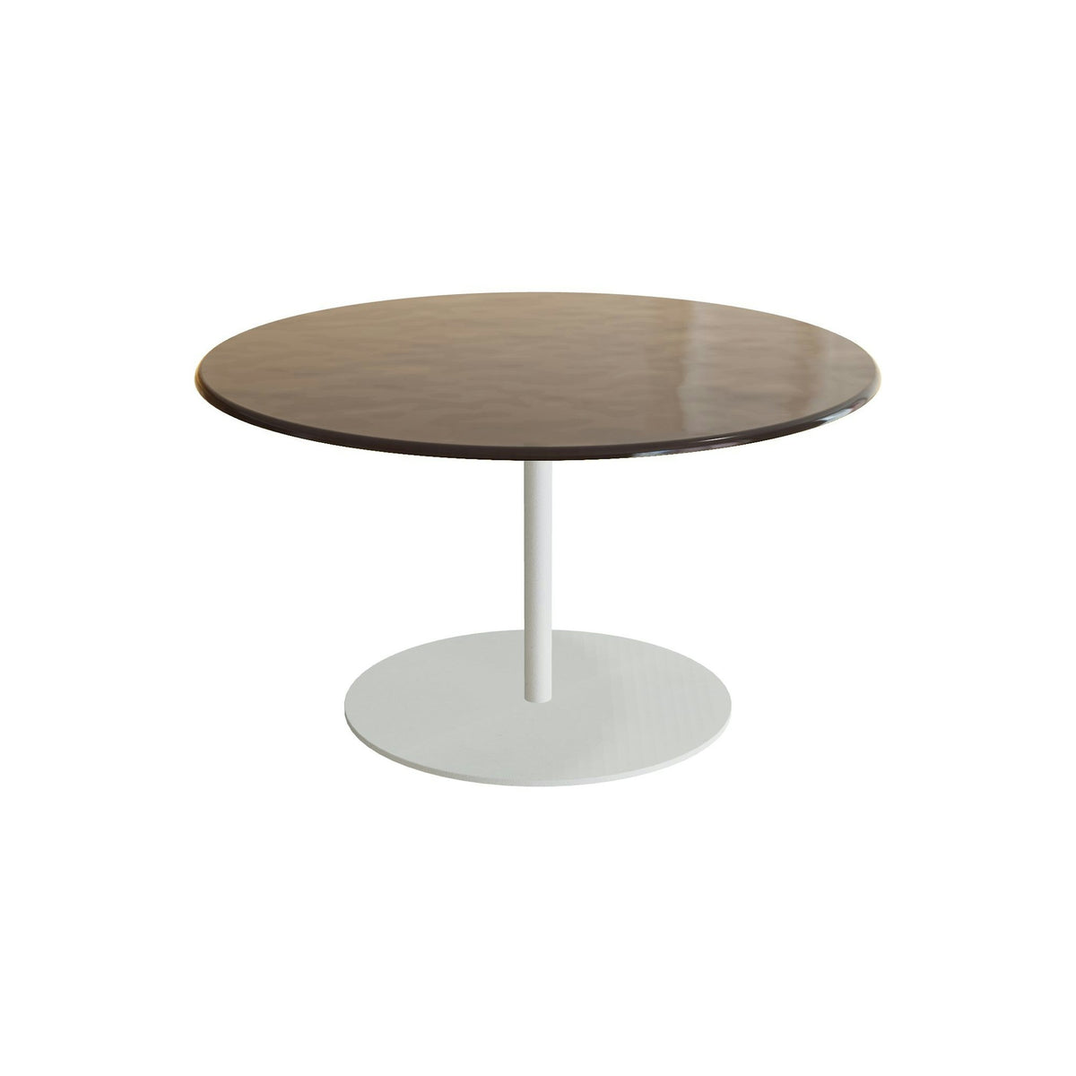Royal Botania Butler Loungetisch 75 cm – weiß · Glas Ondula bronzo